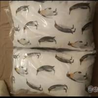 Coppia cuscini soggetto pinguini
