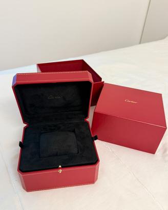 Scatola orologio cartier