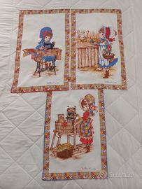 Set 3 strofinacci vintage Miss Petticoat - Gabel