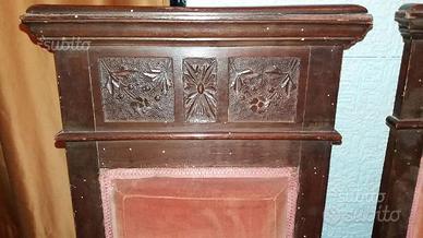 Coppia sedie anni '20/'30 da restaurare