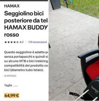 SEGGIOLINO BICI