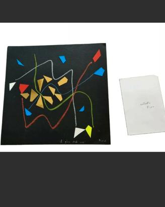 Ennio Finzi - Gioco degli Occhi, quadro astratto