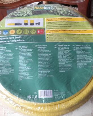 Coppia di tubi per irrigazione Florabest giallo