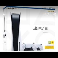 playstation 5 nuova ancora con scatola e giochi