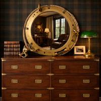 Oblò navale in ottone massiccio