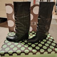 stivali donna con ghetta in pelle Il Laccio