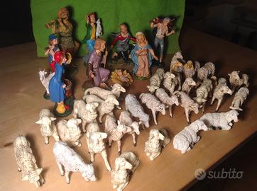 Presepe completo altezza 15cm 43 pezzi (nr1)