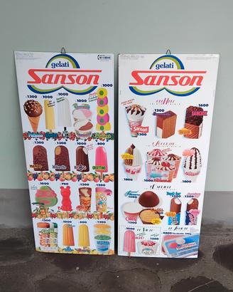 tabelle gelati vintage 