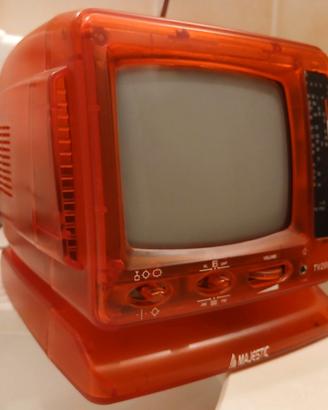 Mini televisore portatile vintage TV 2001 Majestic
