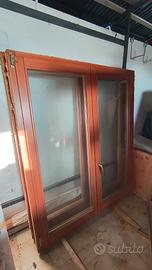 finestre in legno doppio vetro e persiane