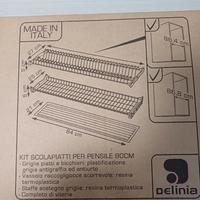 Kit scolapiatti pensile da 90 cm