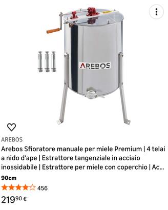 smielatore per apicoltori