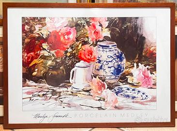 QUADRO DIPINTO PORCELLANE