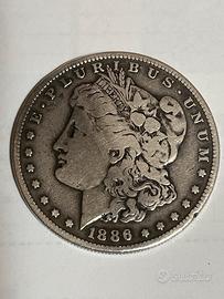 Moneta one dollaro 1886