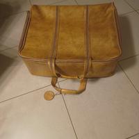 valigia vintage in pelle