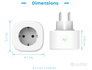 PRESA SMART WIFI con misurazione potenza assorbita