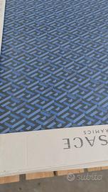 Versace icons midi blue piastrelle gres