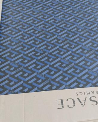 Versace icons midi blue piastrelle gres