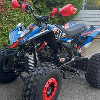 NUOVO MAXI QUAD SNIPER 125cc BLU E ROSSO