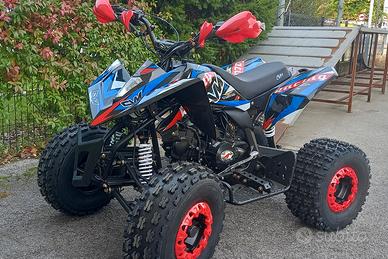 NUOVO MAXI QUAD SNIPER 125cc BLU E ROSSO