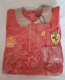 polo ferrari manica lunga nuova con cartellino