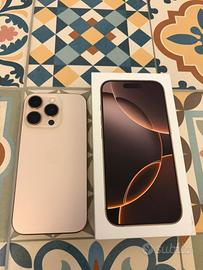 Apple Iphone 16 pro desert Gold 256 GB