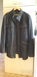 Giacca Devred tg. 52 pelle di bufalo marrone