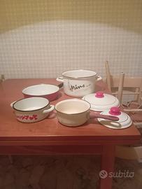 Set pentole smaltate