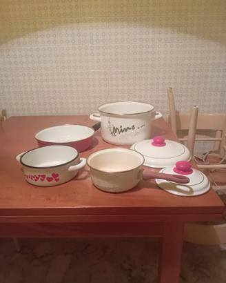 Set pentole smaltate