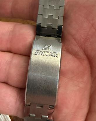 Bracciale orologio Enicar vintage anni 70