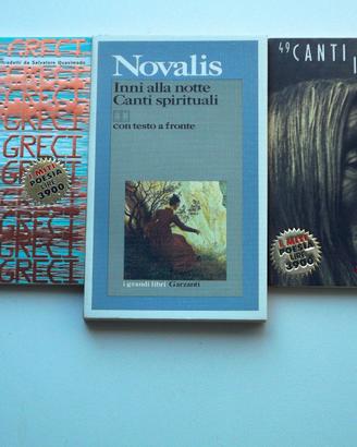 19 Libri - POESIA PROSA SONETTI ODI RIME CANTI