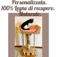 Cuccia tiragraffi gioco gatti