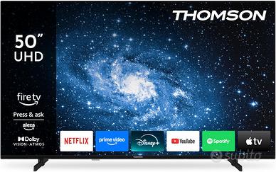 SMART TV 50 pollici THOMSON 4K FIRE TV come nuova
