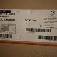 Lavello acciaio inox 90 cm VS DX Mondial marca CM