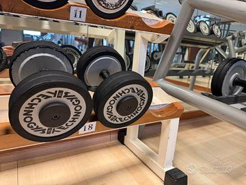 set manubri technogym