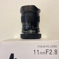 obiettivo TTArtisan 11mm f/2.8 Fisheye
