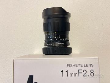 obiettivo TTArtisan 11mm f/2.8 Fisheye