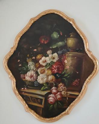 Quadri dipinti sul legno massiccio.
