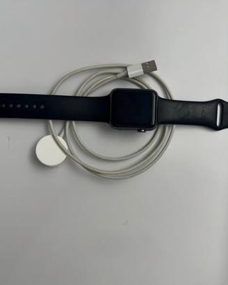 Apple watch nero con caricabatterie