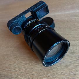 Leica M Elmarit 135mm f2.8 con occhialini