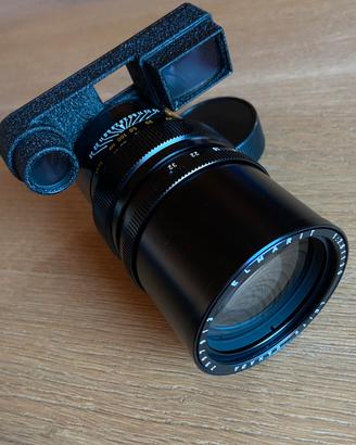 Leica M Elmarit 135mm f2.8 con occhialini