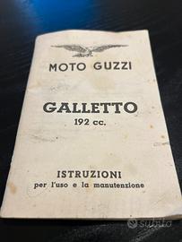 Antico libretto moto guzzi