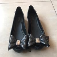 Melissa scarpe ballerine gomma nero 33-34