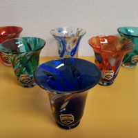 Bicchierini murano firmati cenedese