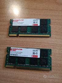 2xDimm 1Gb Pc2-4200 DDR2 533mhz