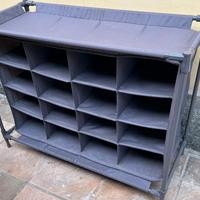 Scarpiera in tessuto