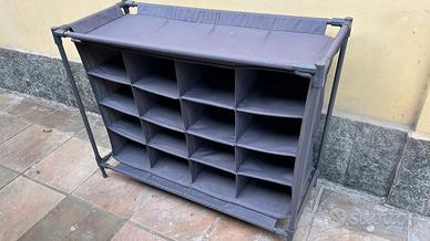 Scarpiera in tessuto