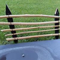 staccionata in bambú fatta a mano