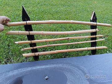 staccionata in bambú fatta a mano