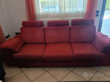 Divano in tessuto sfoderabile 250x88
